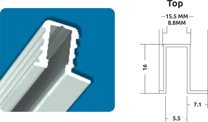 Alluminium Sliding Shutter Profiles