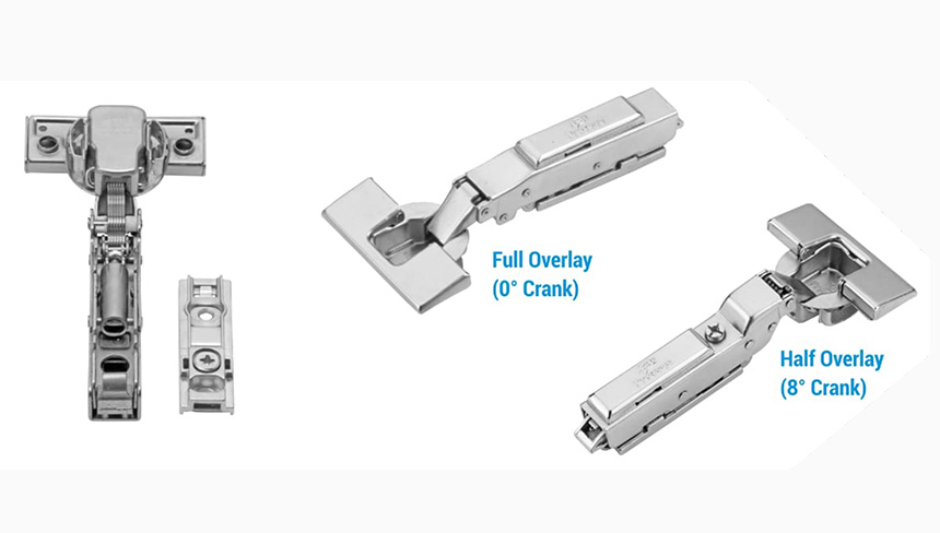 Slim Top T Type Soft Close Hinges MS