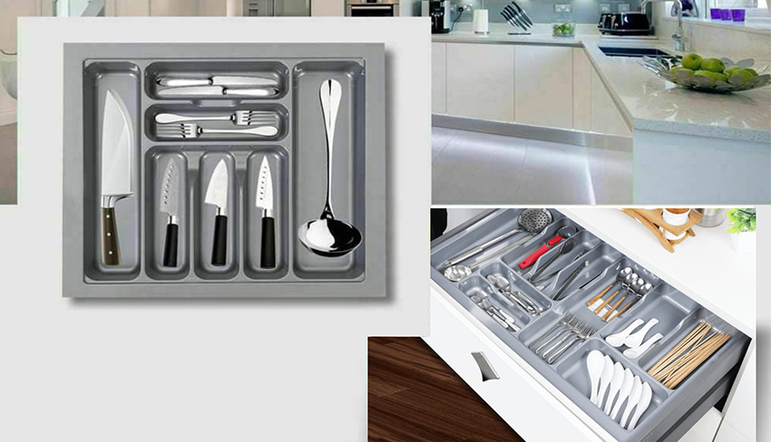 Drawer Organizer PVC Cutlery