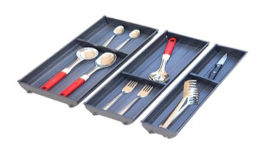 Drawer Organizer Aluminium Loose Cutlery