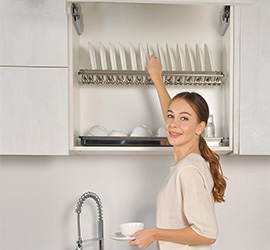 Glass And Plate Tray