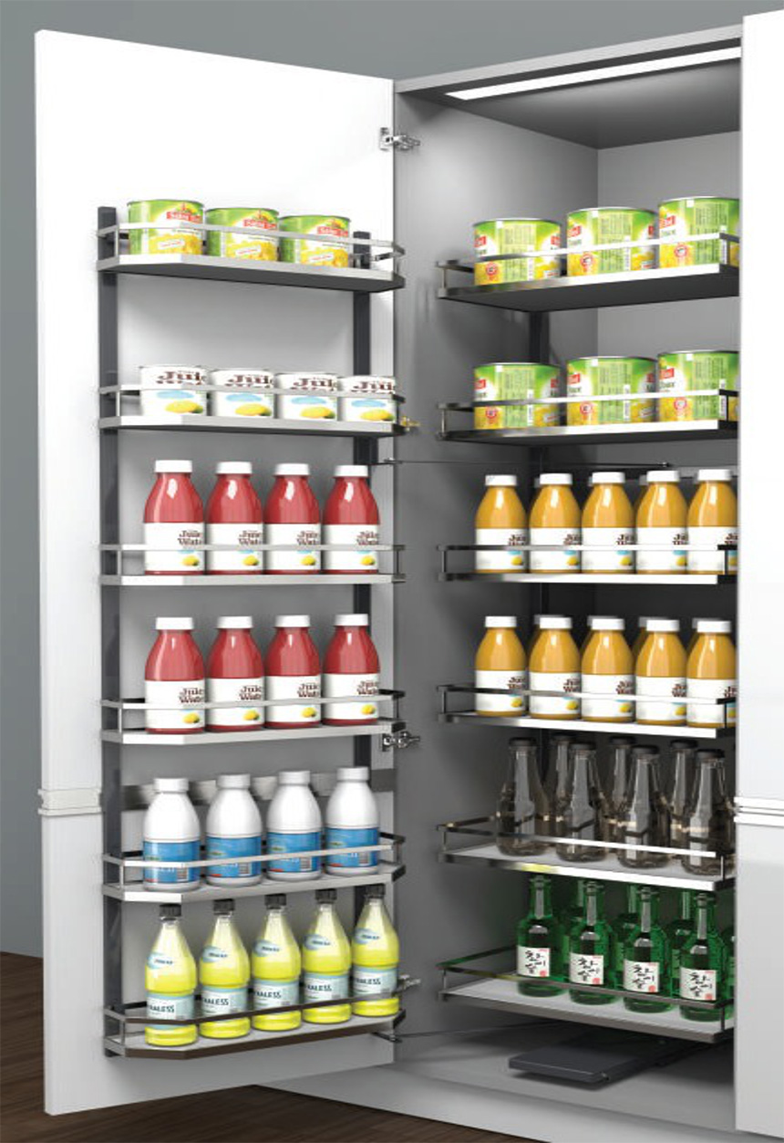 Pantry Unit Flat Line Glossy