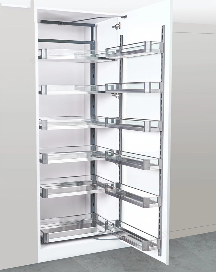 Pantry Unit Glass Deco