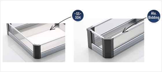 Pantry Unit Glass Deco