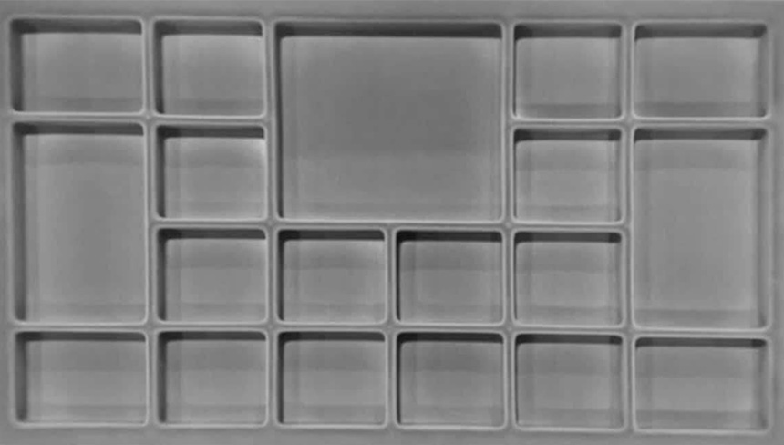 Jewellery Tray PVC Velvet Only Tray