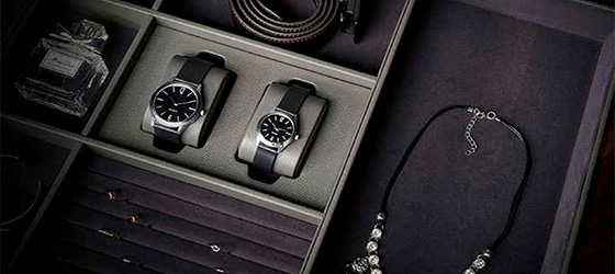 Adjustable Jewellery Box Leather