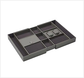 Adjustable Jewellery Box Leather