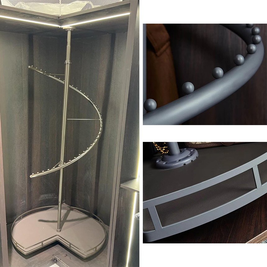 Curv Rod Corner Multi Functional Basket