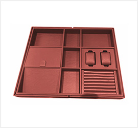 Adjustable Jewellery Box Leather