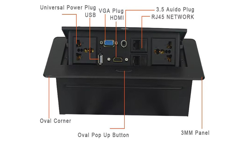 Pepe Box Table Top Mounted