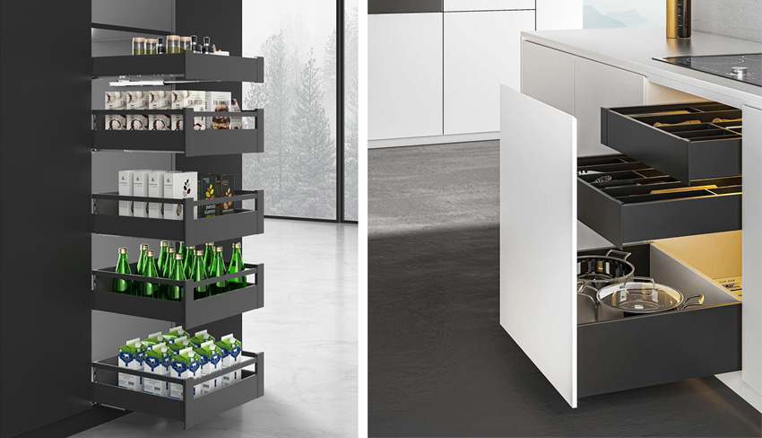 Inner Tandem Drawer System