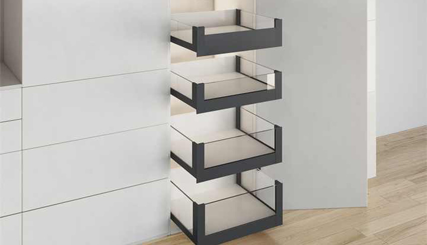 Glass Inner Tandem Drawer System